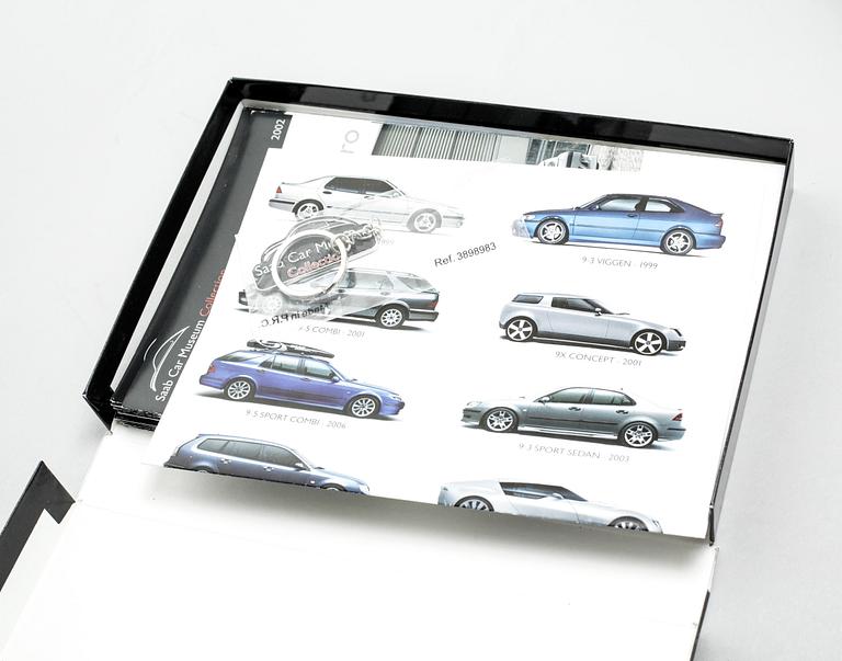 A SAAB Car Museum Collection, 17 pcs, majority 2014.