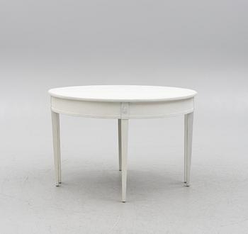 Dining table, Gustavian style, 19th century.
