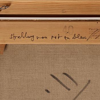 Max Bill, "Strahlung von rot zu blau".