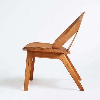 Børge Mogensen, a cherry chair, executed by cabinetmaker  Erhard Rasmussen, Denmark ca 1949.