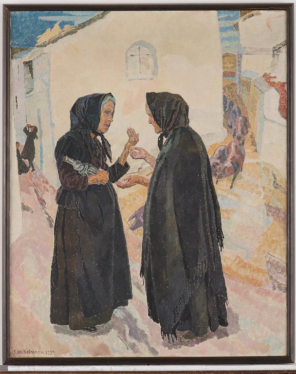 Carl Wilhelmson, ”Gummorna” (The old ladies).