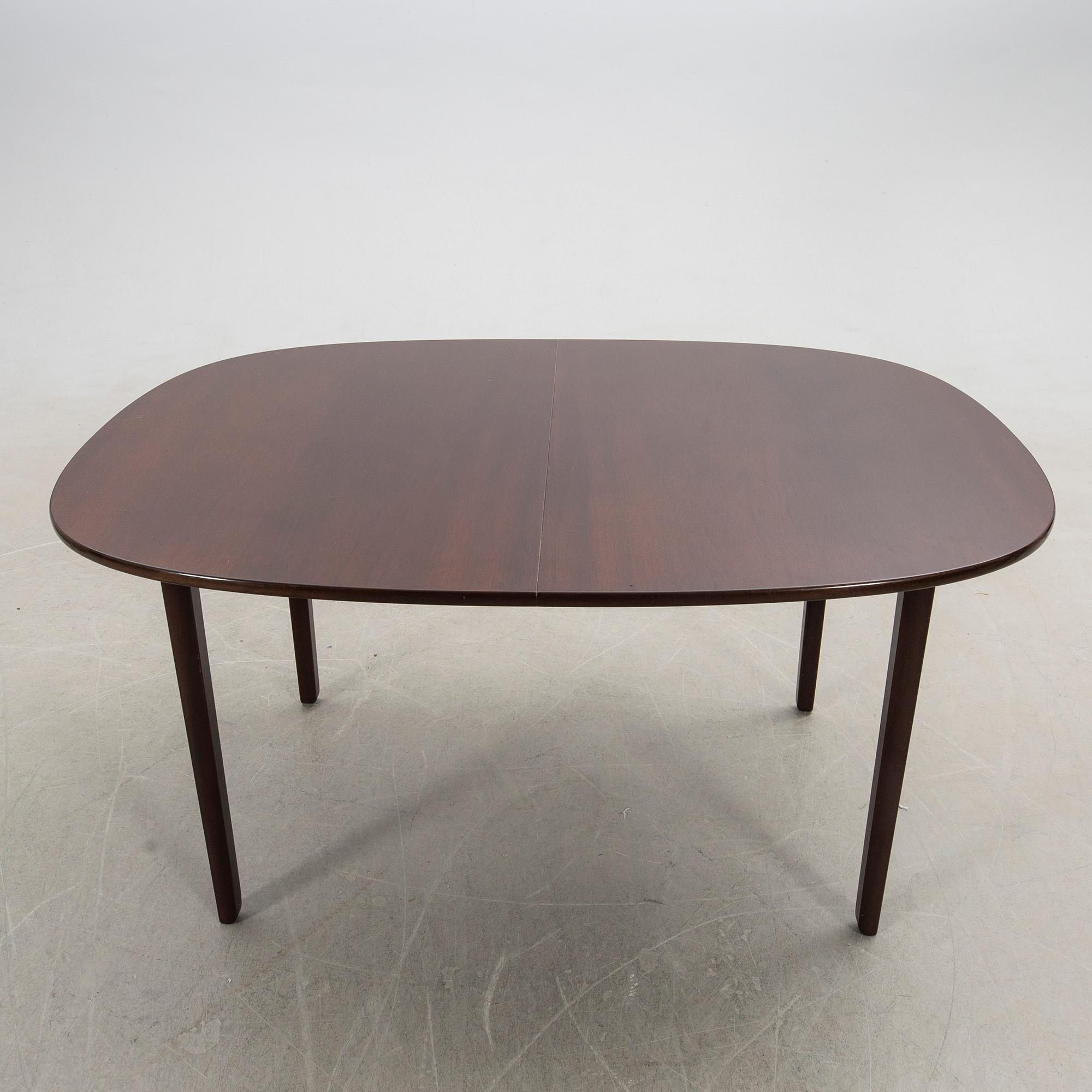 Ole Wanscher, Dining table, "Rungstedlund", for P Jeppesen, Denmark, 1960s.