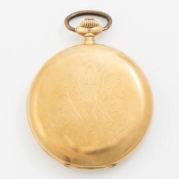 J.Calame Robert, pocket watch, hunter, 51 mm.