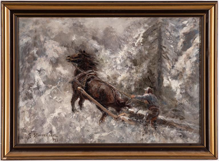 GEORG STOOPENDAAL, oil on canvas, signed G. Stoopendaal and dated 1941.