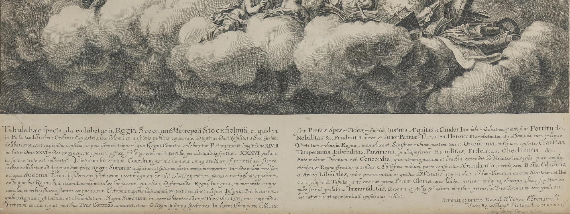 GEORG CHRISTHOP EIMMART,  engraving, after Ehrenstrahl.