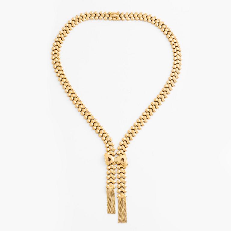 Collier Italien, 18K guld.