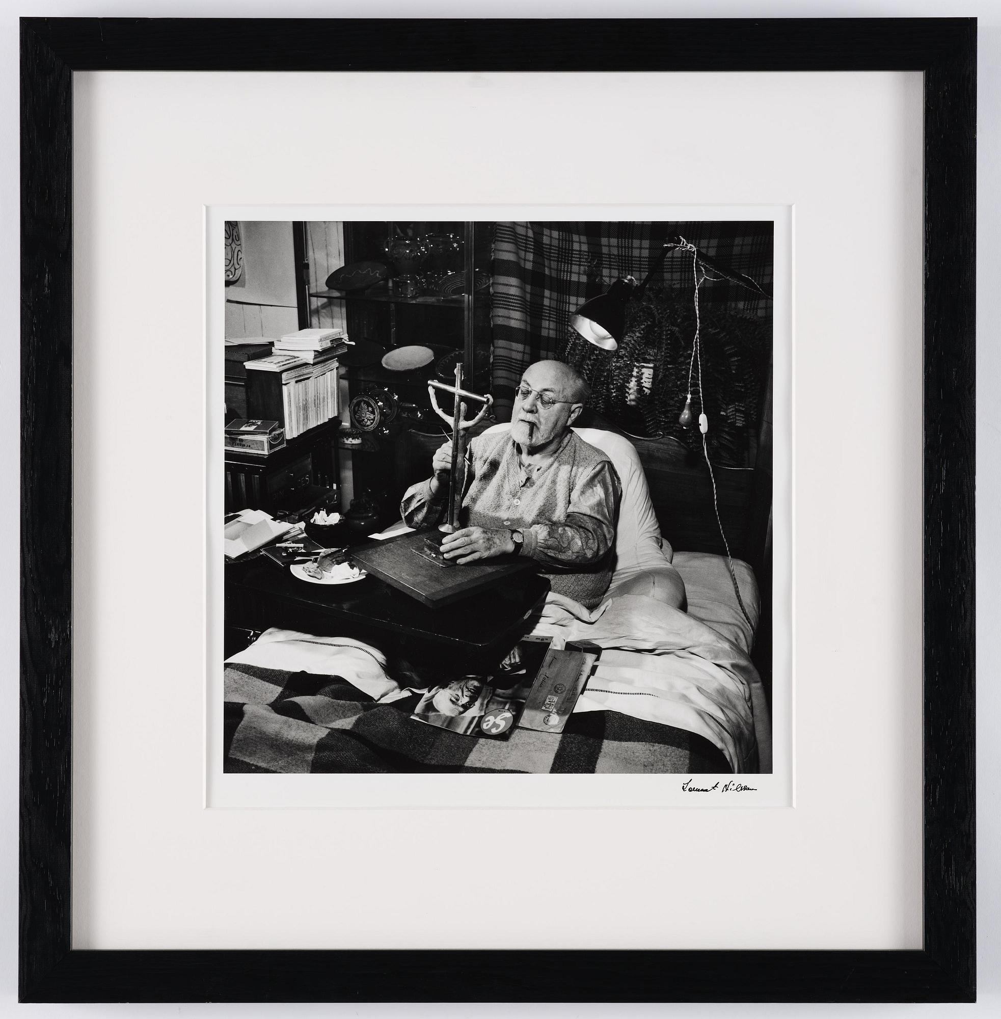 Lennart Nilsson, "Henri Matisse in Nice," 1950.