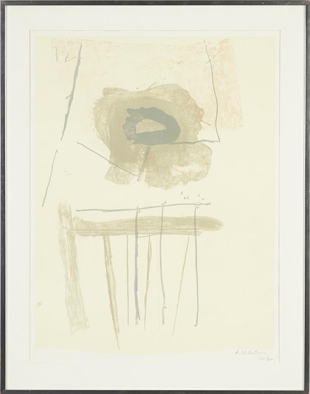 Robert Motherwell, litografi, signerad, numrerad 177/300. Utförd 1971 - 1972.