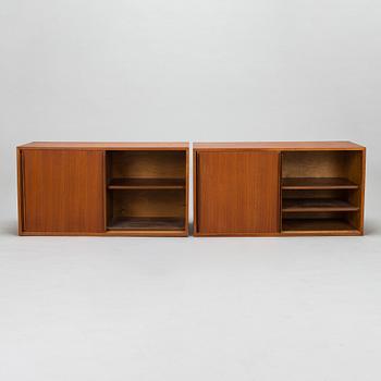 Olli Borg, a pair of "Alli" cabinets for Asko, 1950s.