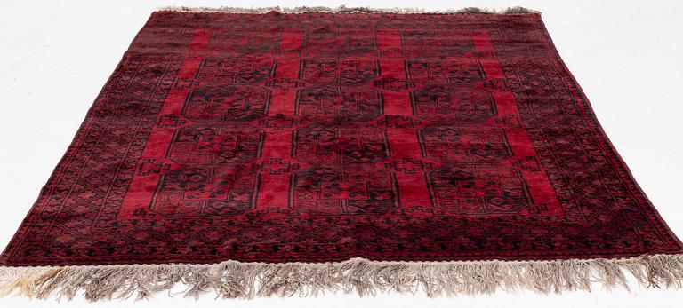 Matta, Afghan, old, ca 250 x 200 cm.