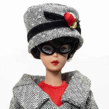 Barbiedockor, 3 st, samt kläder och accessoarer, Mattel, 1960-tal.