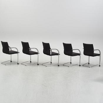 Burkhard Vogtherr, a set of five 'Independence' chairs for Fritz Hansen.