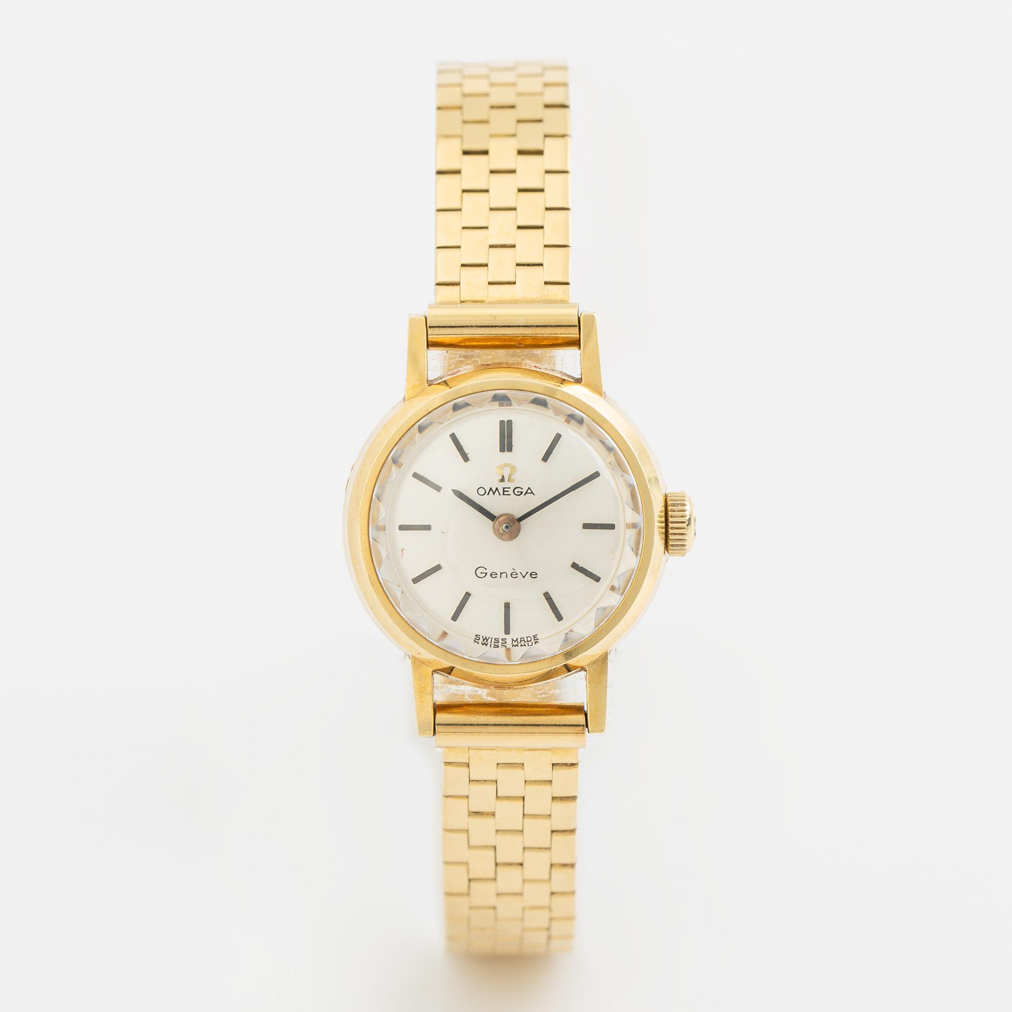 Omega, armbandsur, 19 mm.