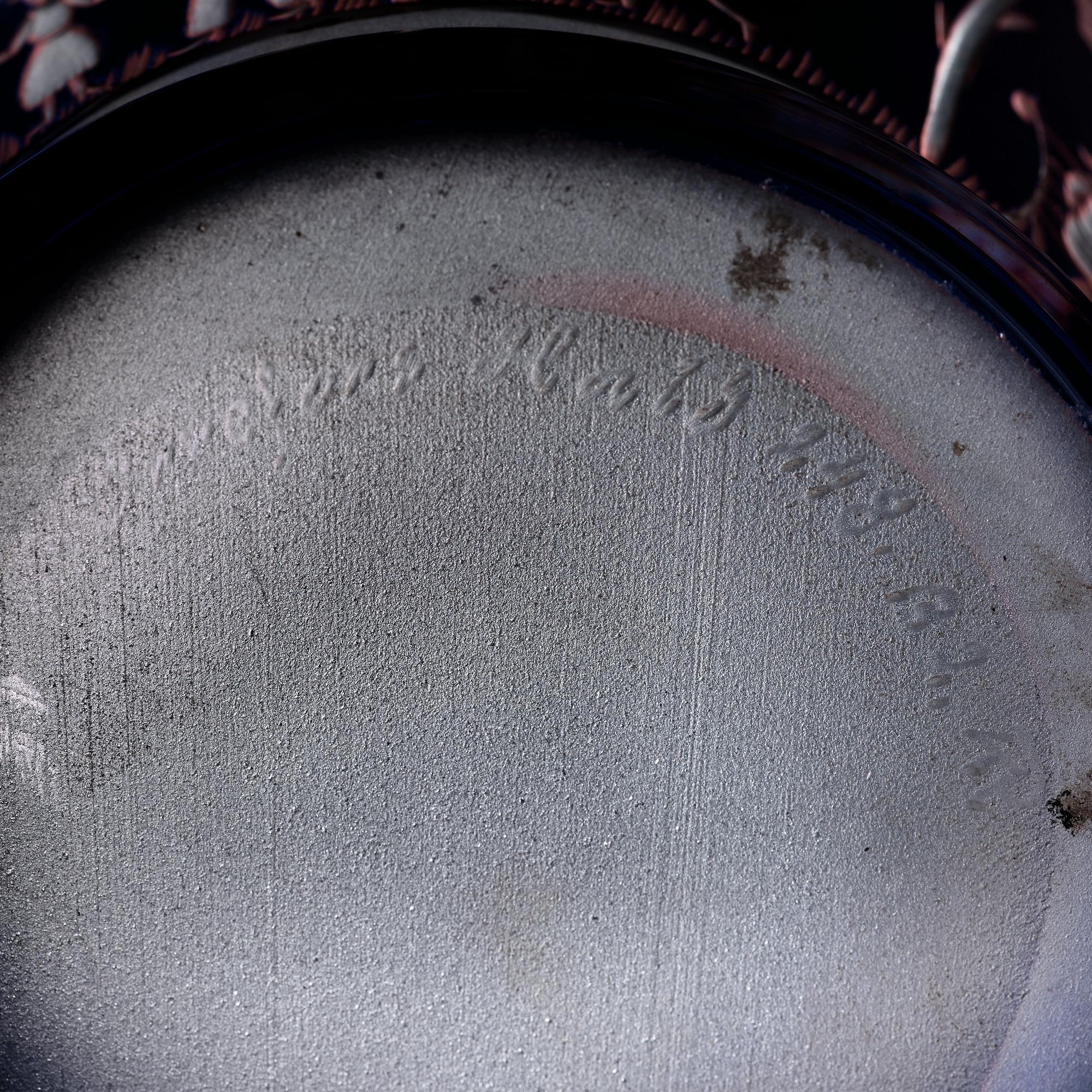 Edward Hald, an engraved glass bowl "Fireworks", Orrefors, Sweden 1945.