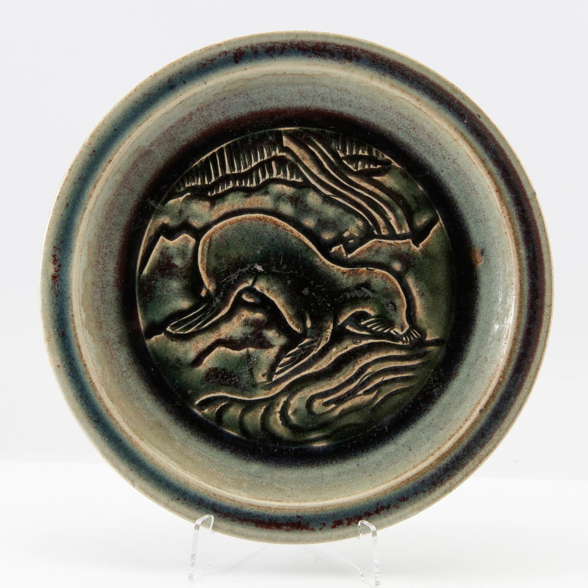 Gunnar Nylund, Fat, Bing & Gröndahl, unikat, 1926-28 Danmark.