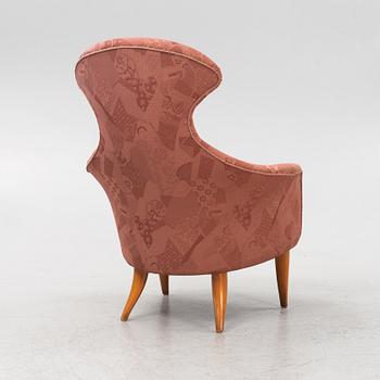 Kerstin Hörlin Holmqvist, fåtölj, "Stora Eva" ur serien "Paradiset", Triva, Nordiska Kompaniet, 1900-talets mitt.