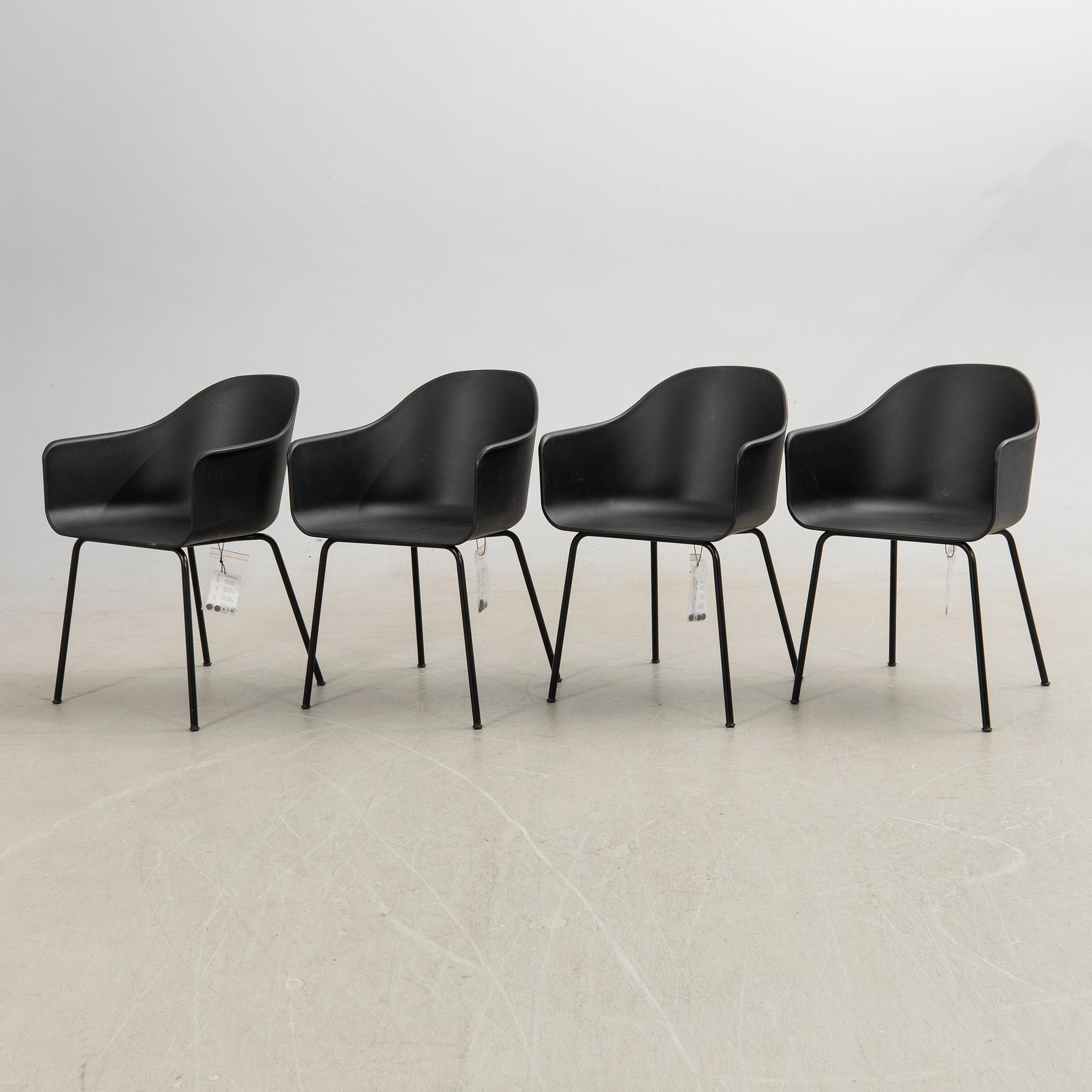 Norm Architects, armchairs, 4 pcs, "Harbour dining chair", for Audo Copenhagen, 2020s.