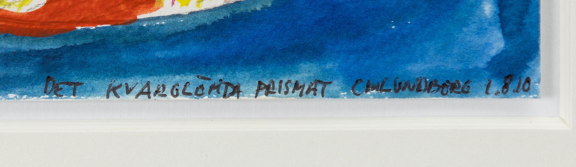 Carl Michael Lundberg, "Det kvarglömda prismat".