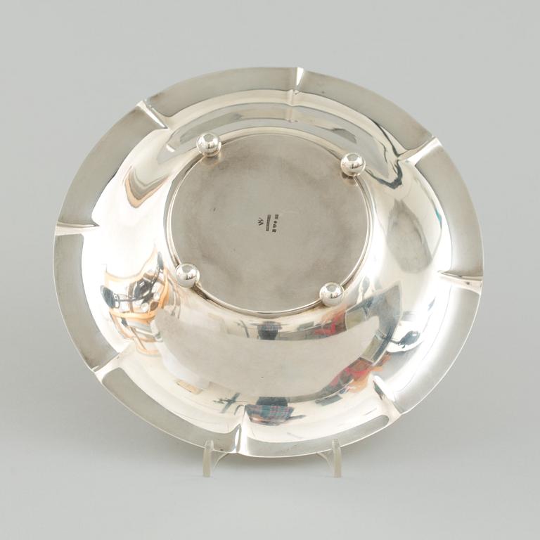 SKÅL, silver, Wiwen Nilsson. A. Nilsson, Lund, 1932. Vikt ca 250 gram.