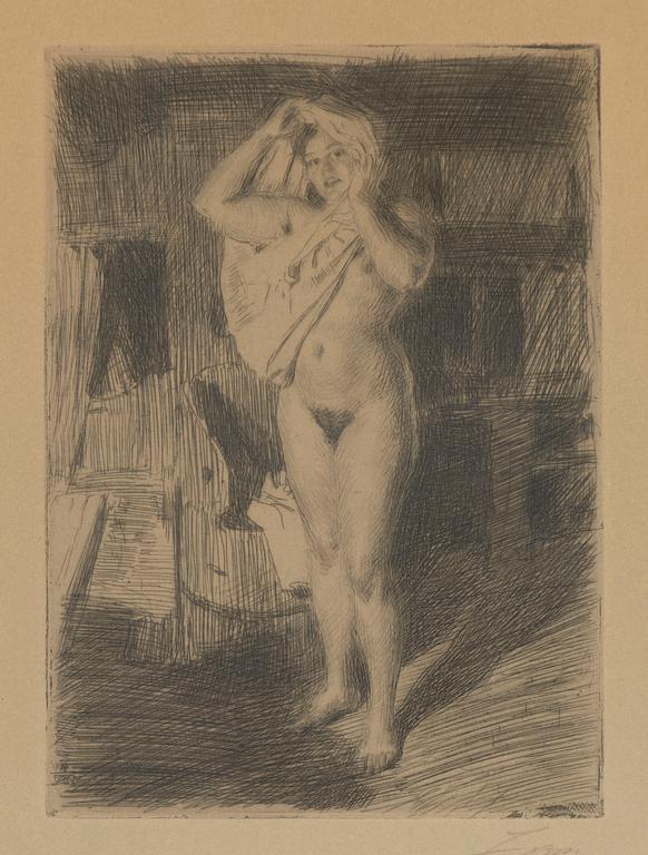 Anders Zorn, "Bärsärk".