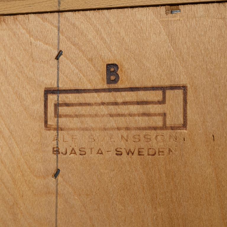 Alf Svensson, Bookcase, Bjästa Joinery Factory, 1960s.