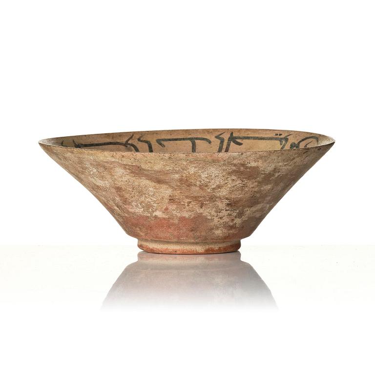 A Nishapour pottery bowl, East Persia.