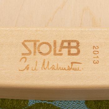 Carl Malmsten, A 7 pieces dining set, "Vardags", Stolab, 2013 and 2014.