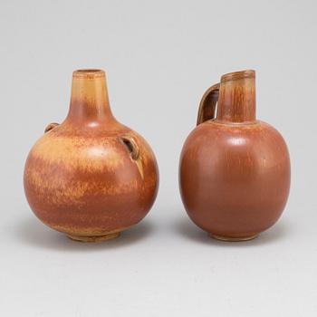 GUNNAR NYLUND, two stoneware vases from Rörstrand.