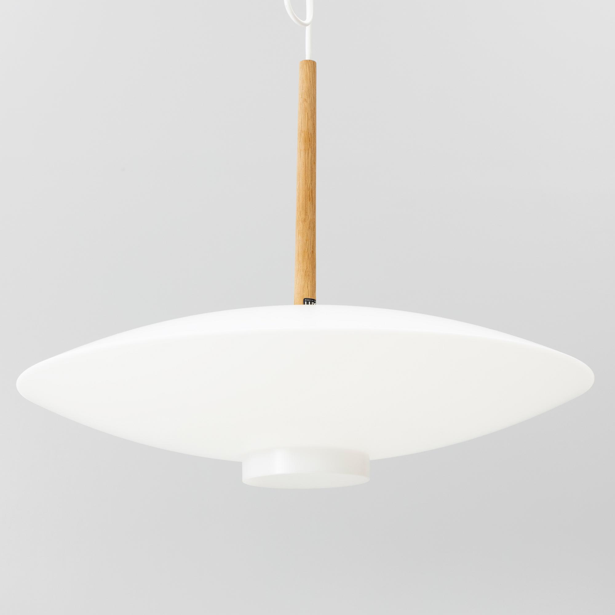 Uno & Östen Kristiansson, taklampa, "Discus", Luxus, Vittsjö.