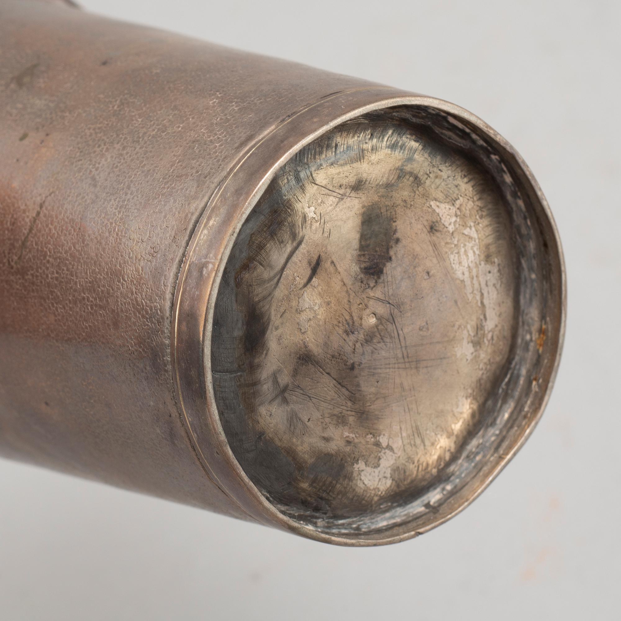 Possibly an 18th century silver beaker, unmarked.