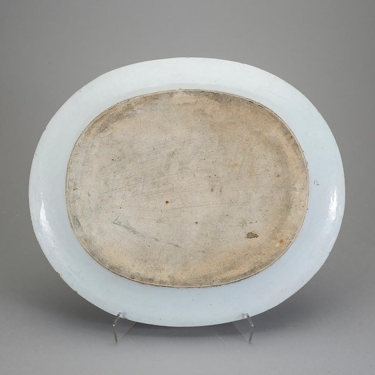 STEKFAT, porslin, Kina, 1700-tal.