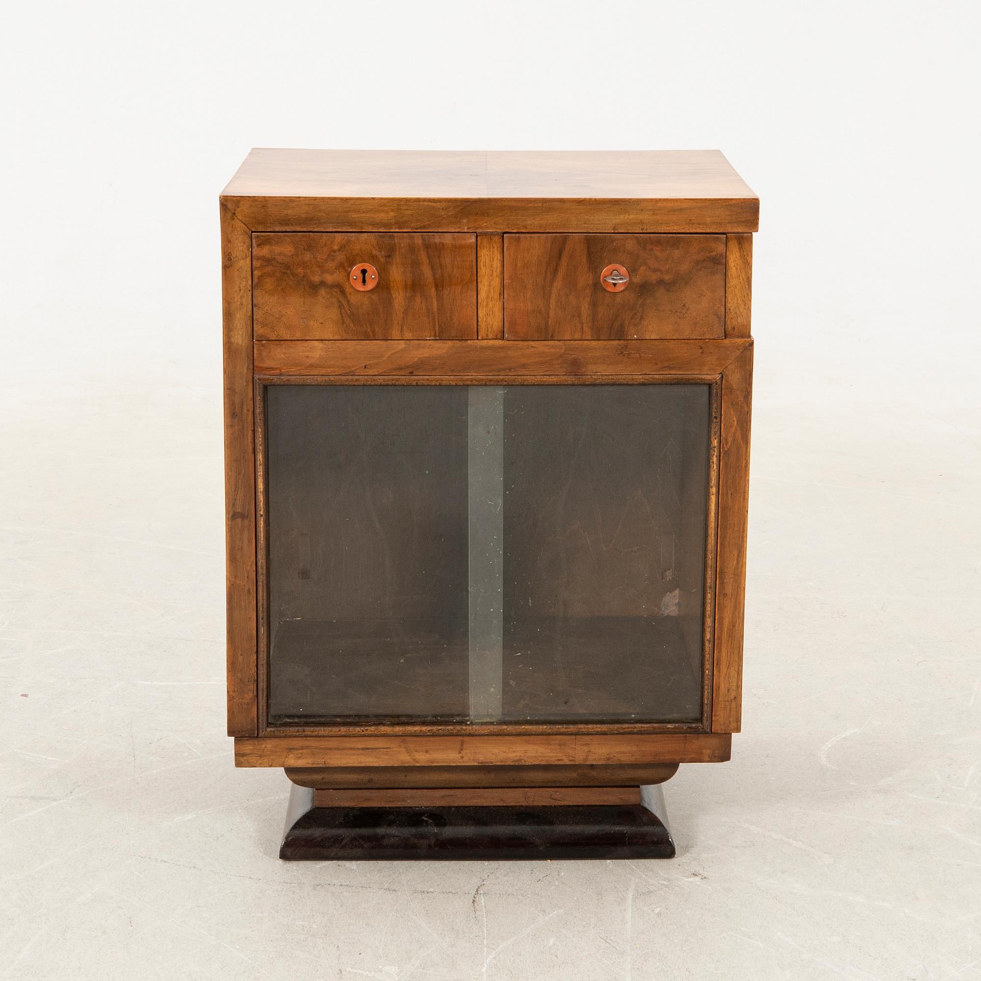 Bedside table/Cabinet Art Deco style 20th century.