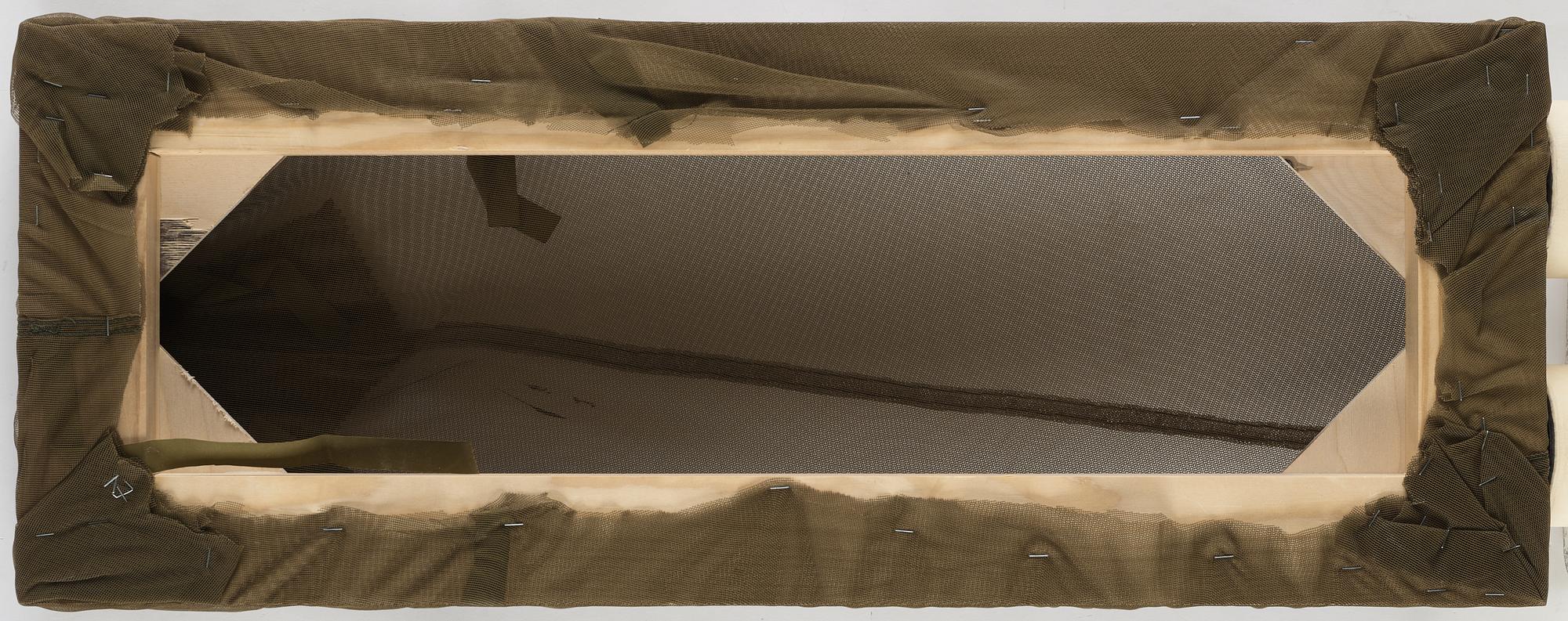 Grear Patterson, signed and dated 2015 on verso. 3 parts, mixed media.