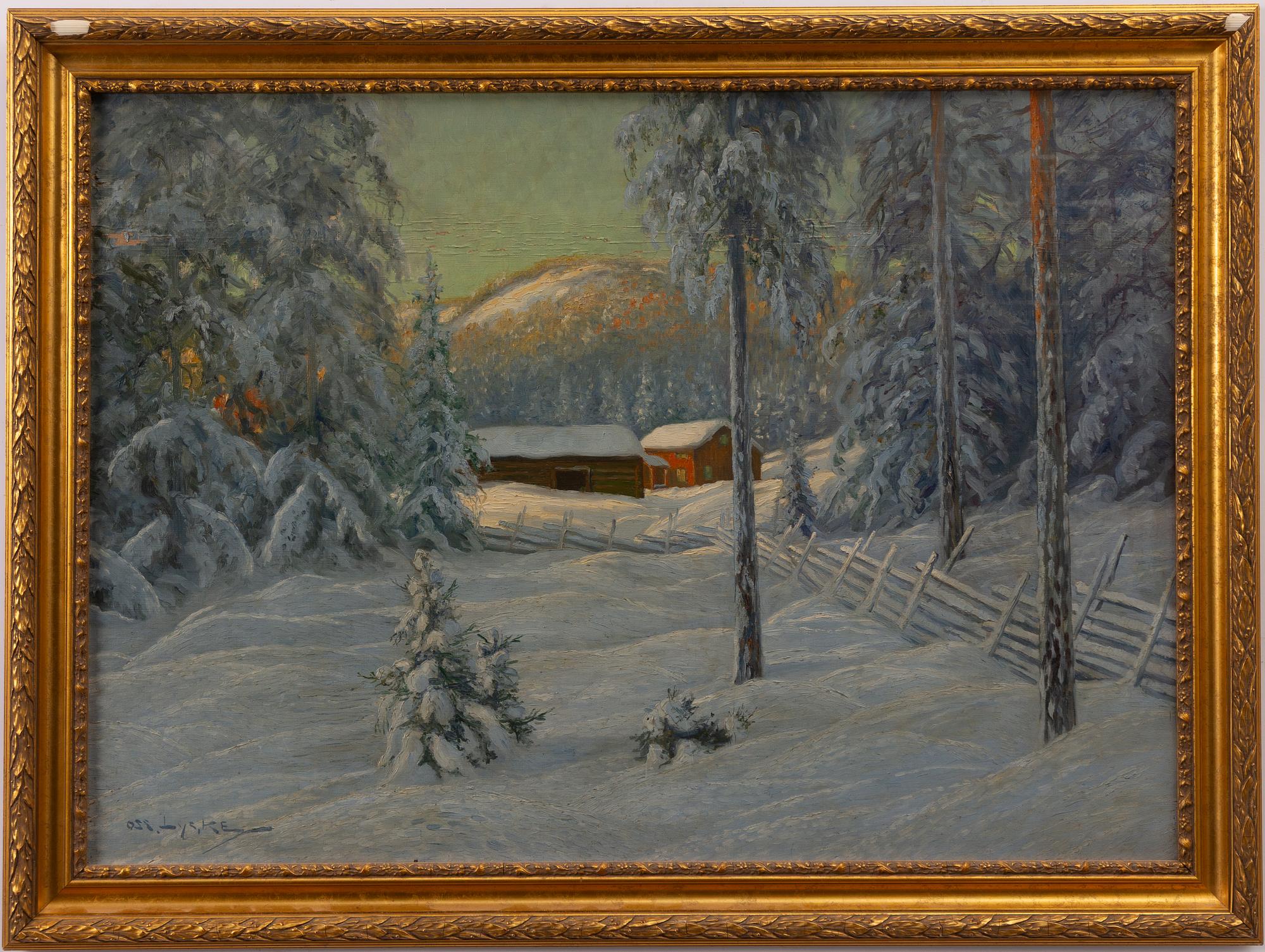 Oscar Lycke, Winter Landscape.