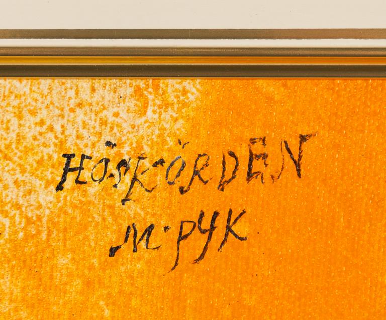 Madeleine Pyk, "Höskörden".