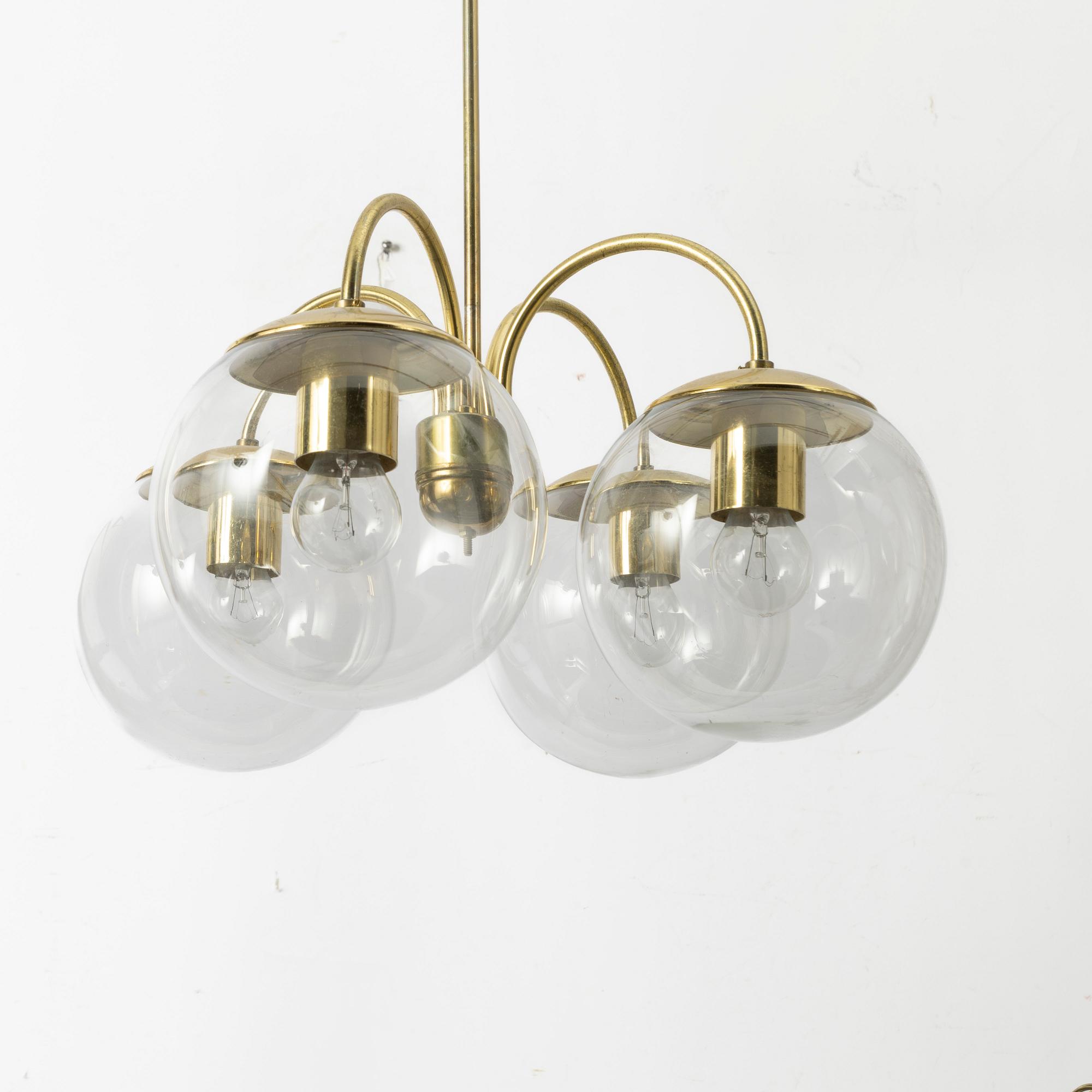 A ceiling lamp, 1970s.