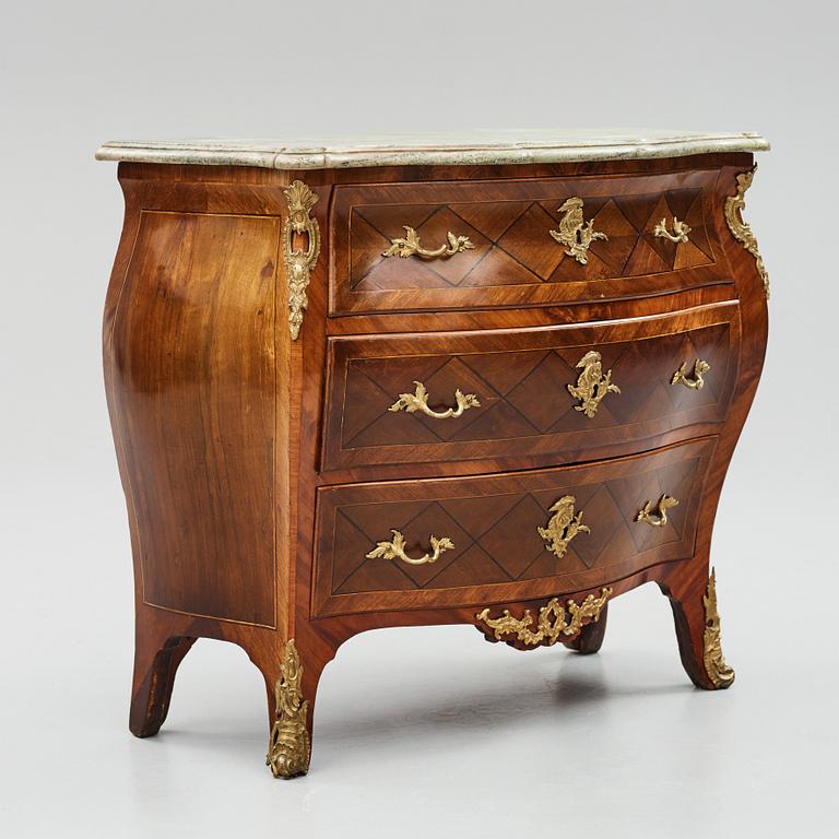 A Swedish rococo commode.