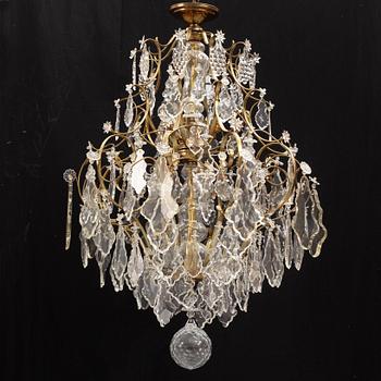 A Rococo style ceiling light, second half of the 20th Century.