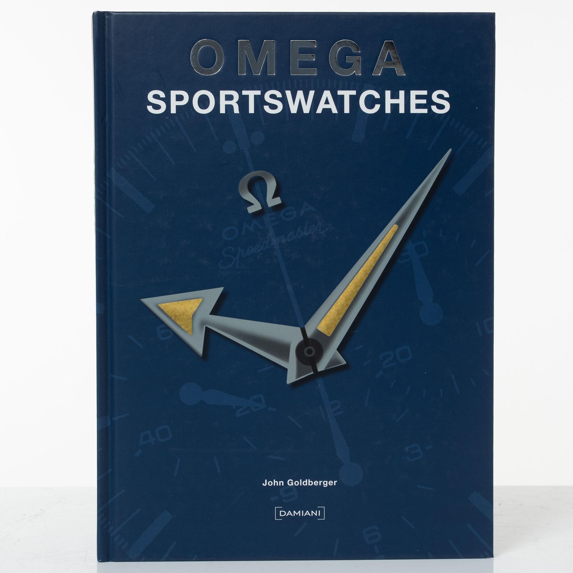 Collection of watch literature, 5 books including Omega Sportswatches by John Goldberger.
