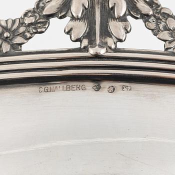 A Swedish Silver Bowl, mark of CG Hallberg, Stockholm 1907.