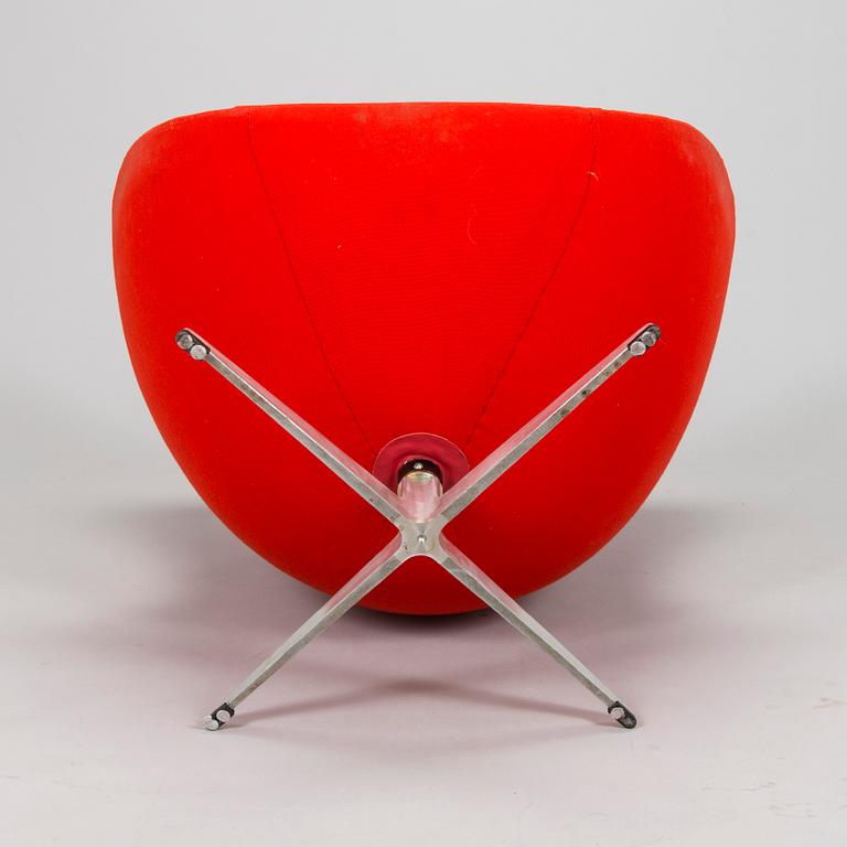 Arne Jacobsen, fåtölj "Ägget", Fritz Hansen, Danmark troligen 1970-tal.