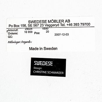 Christine Schwarzer, coffee table, "Flower", Swedish 21st century.