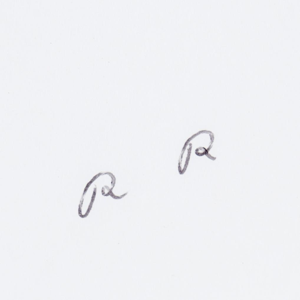 ROGER RISBERG, indian ink on paper, 1999, signed RR.