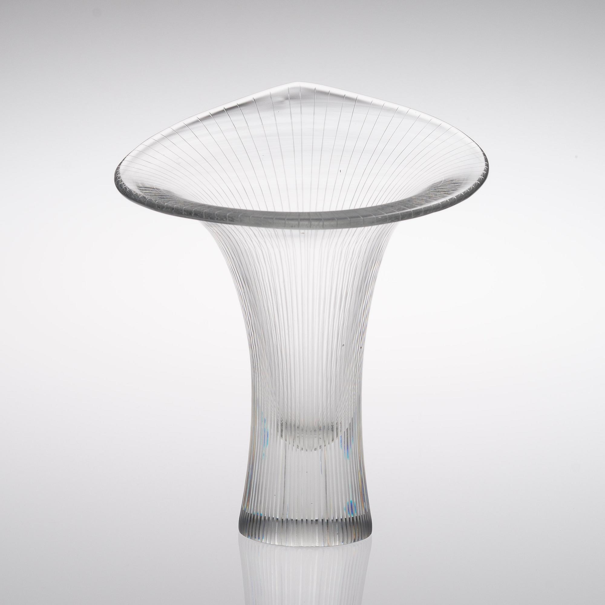 TAPIO WIRKKALA, VAS. Kantarell. Sign. Tapio Wirkkala, Iittala -55.