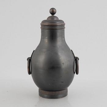 Svenskt Tenn, an urn with cover, Stockholm, Sweden 1929.