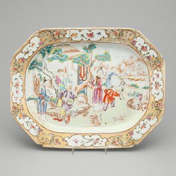 STEKFAT, porslin, Kina, Qianlong, 1700-tal.