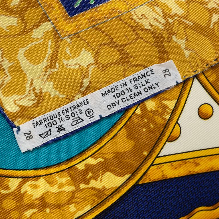 Hermès, scarf, "Carpe Diem".
