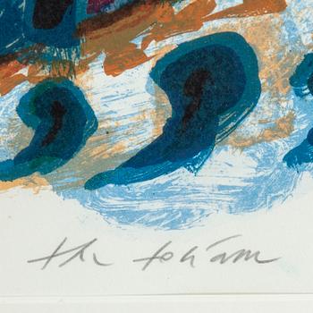 THEO TOBIASSE, lithograph in colours, signed 163/180.
