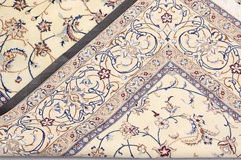 Matta, Nain, part silk, s.k. 6 LAA, ca 265 x 172 cm.