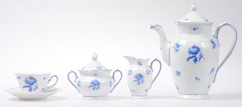 KAFFESERVIS, 14 delar, porslin, Rosenthal Bavaria, 1900-talets andra hälft.